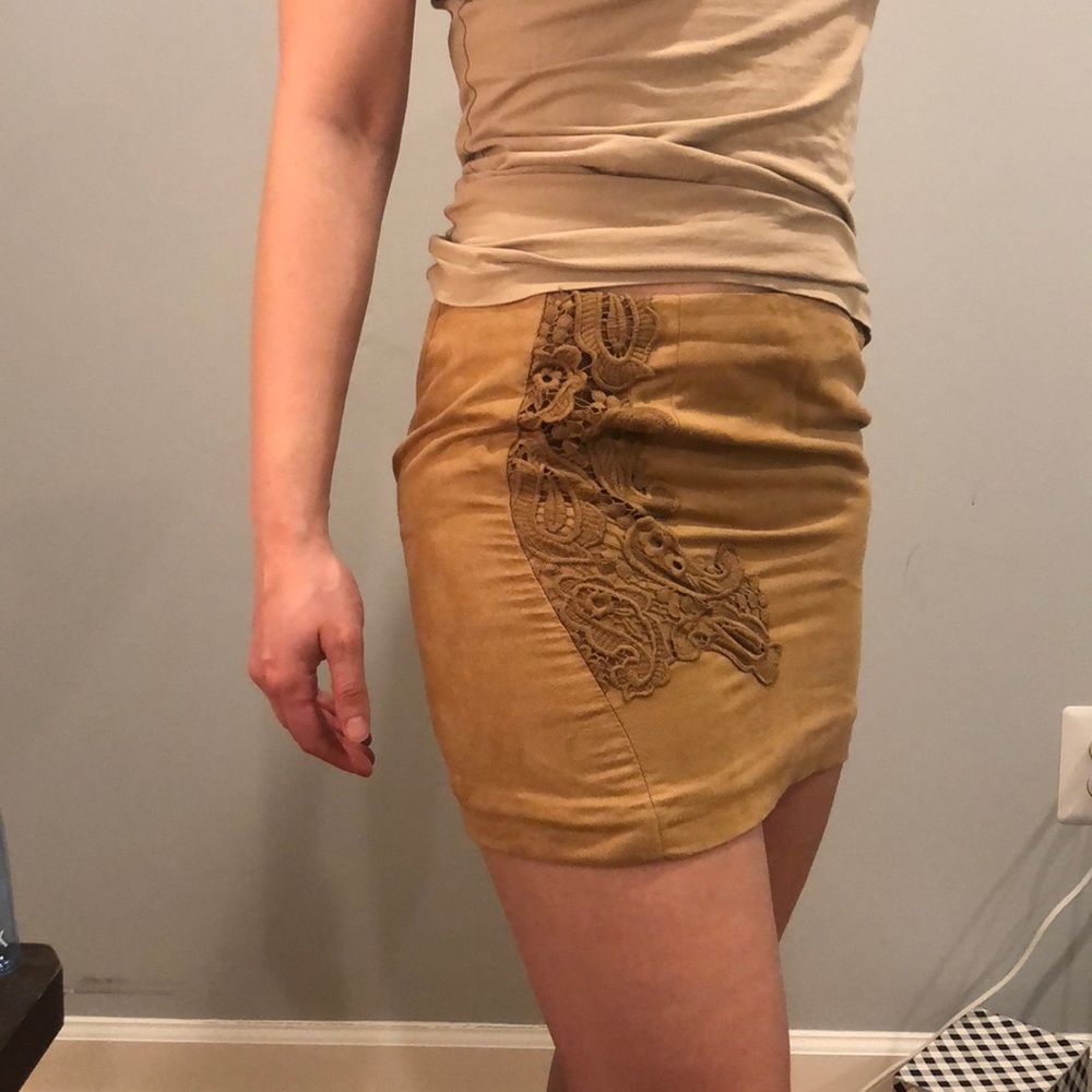 suede skirt
